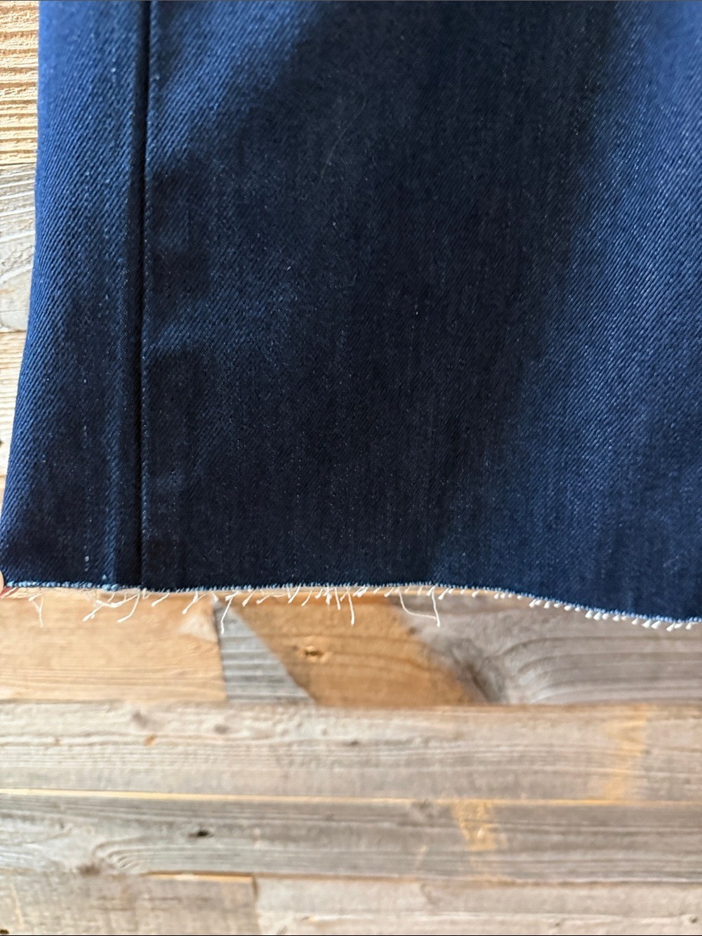 Favorite Daughter Sunny Denim Maxi Skirt Dark Wash Button Fly Size 28 NWT - Picture 5 of 10
